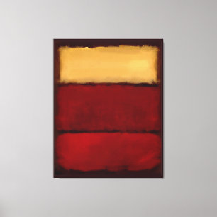 Mark Rothko art in digital style 1 Canvas Print