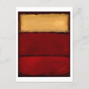 Mark Rothko art in digital style 2 Postcard