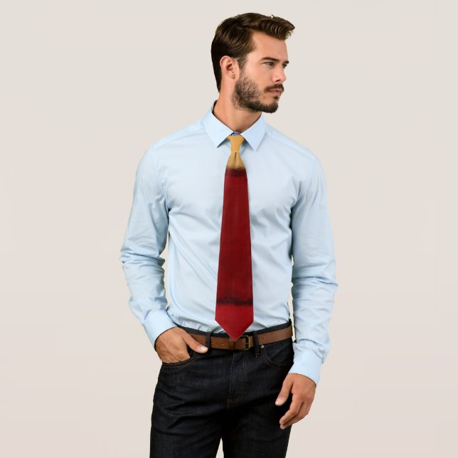 Mark Rothko art in digital style 2 Tie (In Situ)