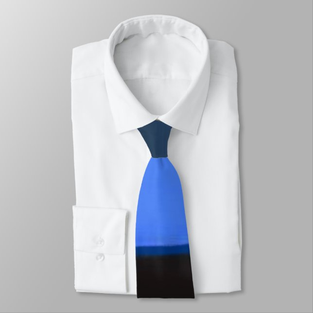Mark Rothko art in digital style 4 Tie (Tied)