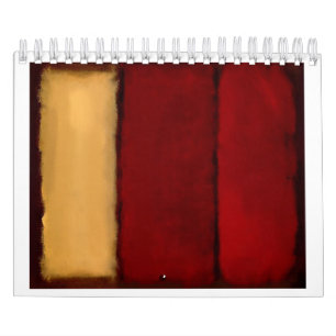 Mark Rothko art in digital style Calendar