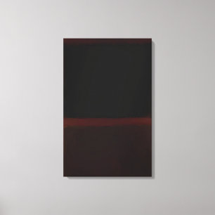 Mark Rothko - Black on Dark Sienna on Purple - 196 Canvas Print
