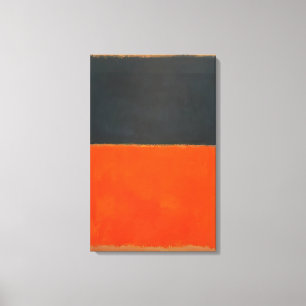 Mark Rothko - Green and Tangerine on Red - 1956 Canvas Print