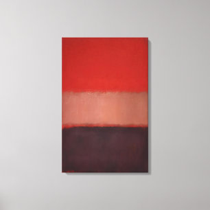 Mark Rothko - No. 46 Black, Ochre, Red Over Red - Canvas Print