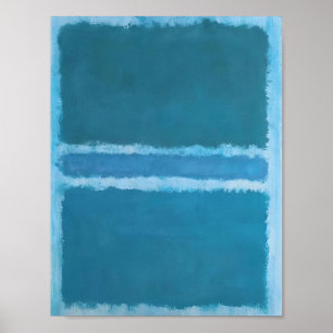 Mark Rothko - Untitled (Blue Divided by Blue) - 19 Poster