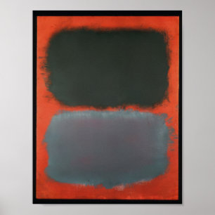 Mark Rothko - Untitled (Grey, Grey on Red) - 1968 Poster