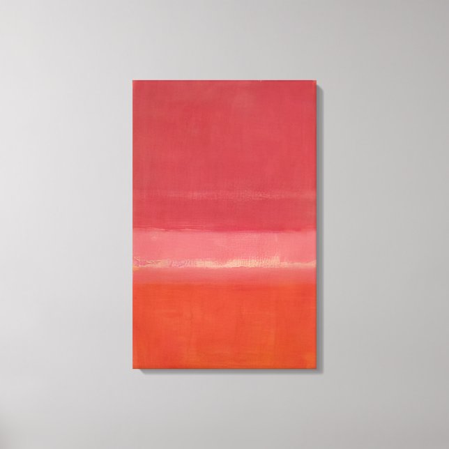Mark Rothko - Untitled Red - 1956 Canvas Print (Front)