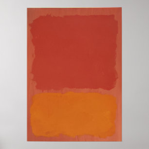 Mark Rothko - Untitled (Red and Orange on Salmon) Poster