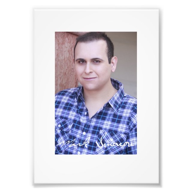 Mark Sinacori Autographed Headshot Photo Print (Front)