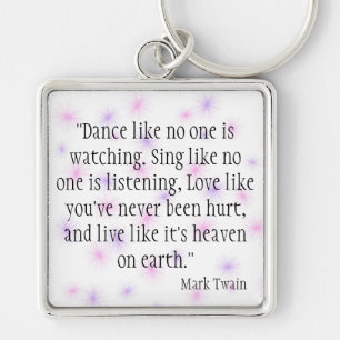 Mark Twain Keychain