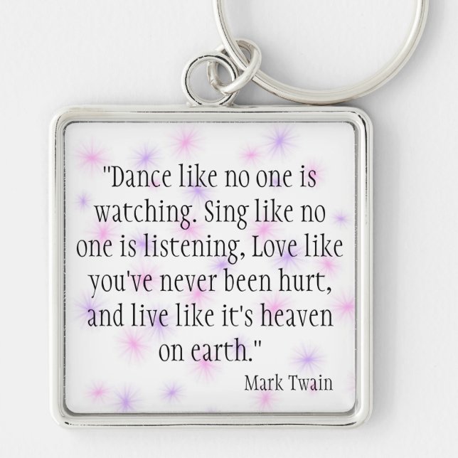 Mark Twain Keychain (Front)
