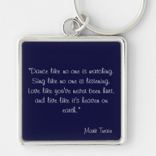 Mark Twain Keychain