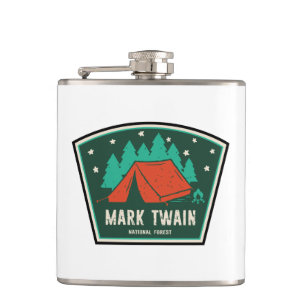 Mark Twain National Forest Camping Hip Flask