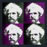 Mark Twain Pop Art Print<br><div class="desc">Show your appreciation for the work and life of Mark Twain with these fun,  customizable products.</div>