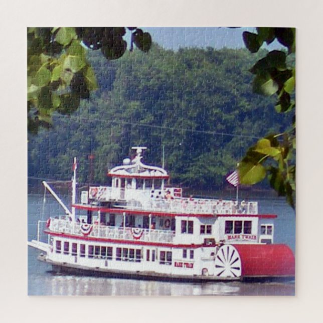 Mark Twain Riverboat Jigsaw Puzzle (Vertical)