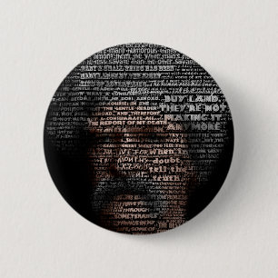Mark Twain (TypeFace) 2 Inch Round Button