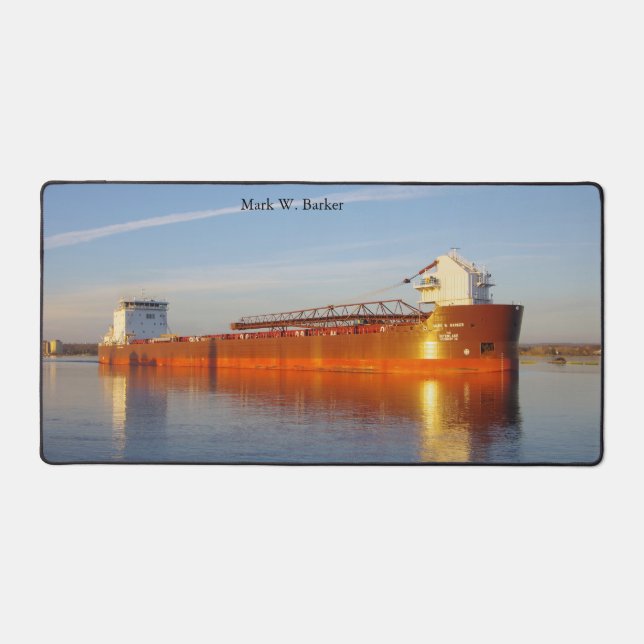 Mark W. Barker desk mat (Front)
