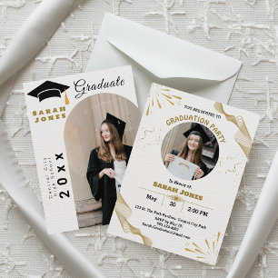 Mark Your Achievement: Graduation Party Invitation