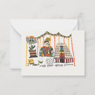 Markazhi designed greeting card