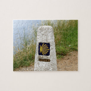 Marker Zero at Cape Finisterre, Spain Jigsaw Puzzle