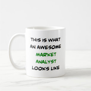 market analyst, awesome coffee mug