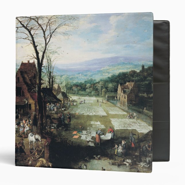Market and Bleaching Ground, 1620-22 Binder (Front/Inside)