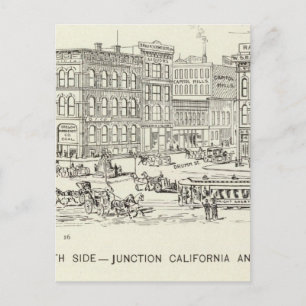 Market, California and Drumm North Side Postcard