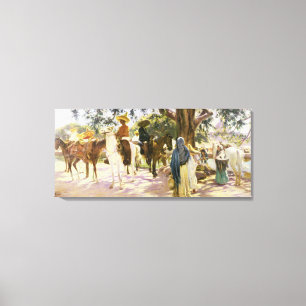 Market day at San Gabriel , Mexico Canvas Print
