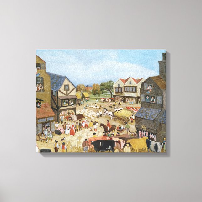 Market Day Canvas Print (Front)