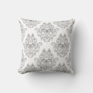 Market Fresh Damask Throw Pillow