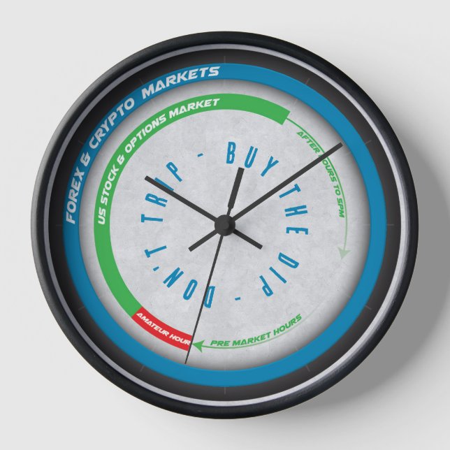 Market Hours Trading Clock (Front)