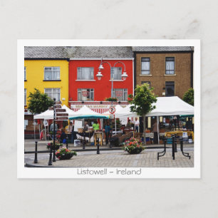 Market in Listowell Postcard