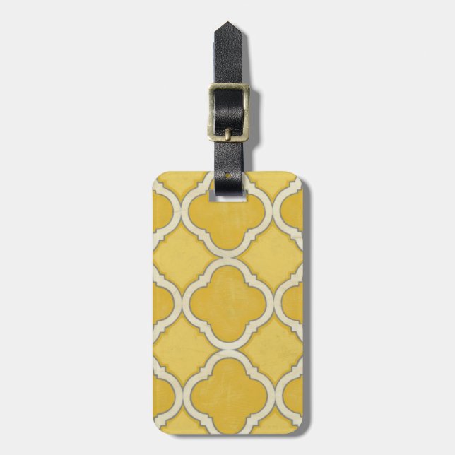 Market Motifs I Luggage Tag (Front Vertical)