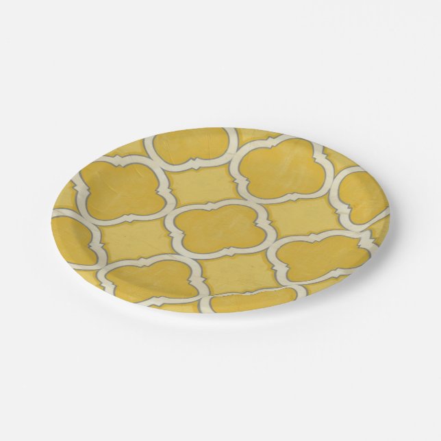 Market Motifs I Paper Plate (Angled)