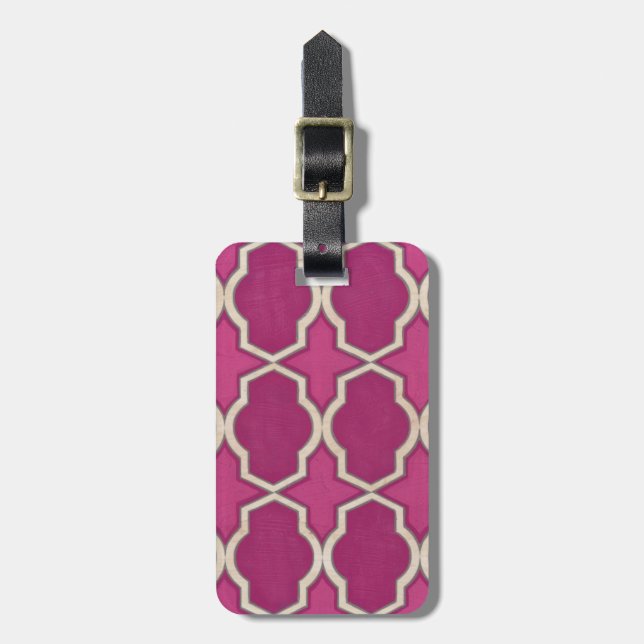 Market Motifs II Luggage Tag (Front Vertical)