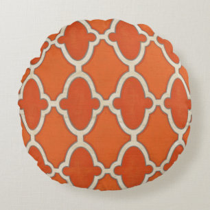 Market Motifs III Round Pillow