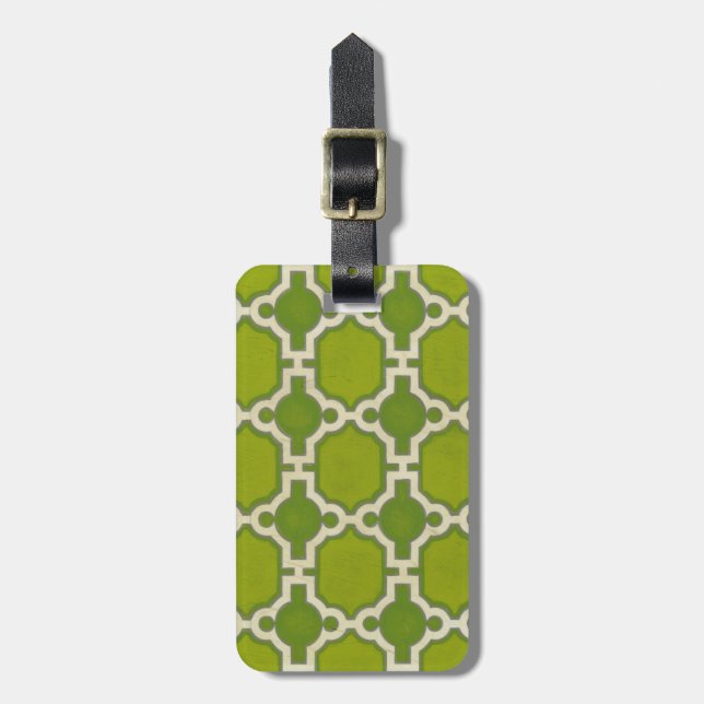 Market Motifs IV Luggage Tag (Front Vertical)