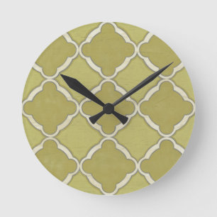 Market Motifs IX Round Clock