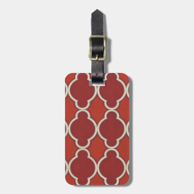 Market Motifs VII Luggage Tag (Front Vertical)