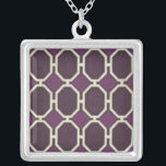 Market Motifs VIII Silver Plated Necklace<br><div class="desc">Patterns</div>
