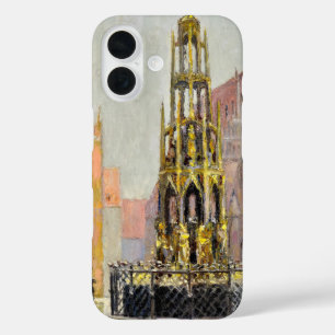 Market Place, Nuremberg, 1928 by Grant Wood iPhone 16 Case