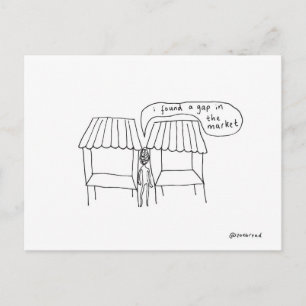market postcard
