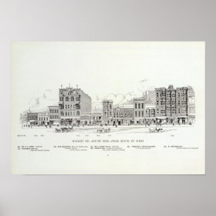 Market South side 6th Poster