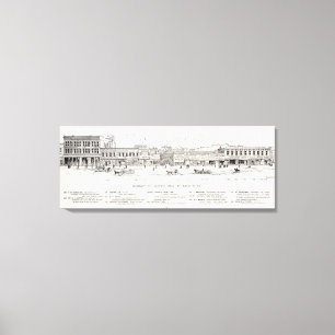 Market South side 8th Canvas Print