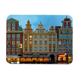 Market Square Architecture Wrocław Poland Magnet