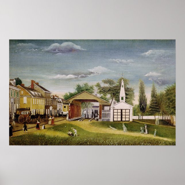 Market Square, Germantown, Pennsylvania Poster (Front)