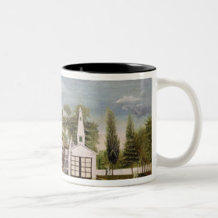 Market Square, Germantown, Pennsylvania Two-Tone Coffee Mug