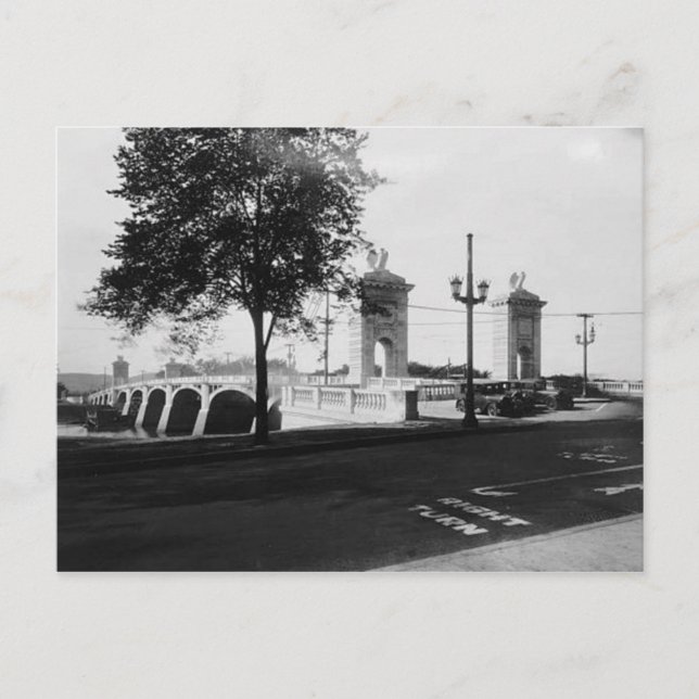 Market St. Bridge Wilkes-Barre Pa. Carte postale (Devant)
