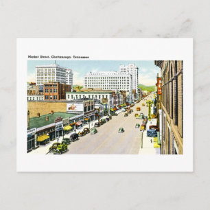 Market Street, Chattanooga, Tennessee Postcard