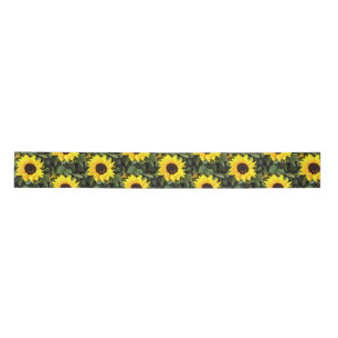 Market Sunflower Satin Ribbon